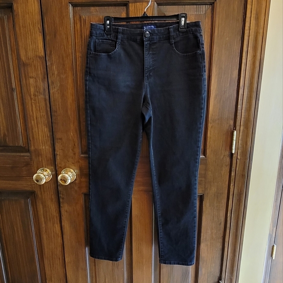 Bandolino Denim - Bandolino Amy Black Jeans Sz 10 W 33 R 11 L 29